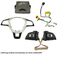 VW Passat B8 conversion kit leather steering wheel to...
