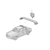 VW Amarok halogen additional headlights 2H0941781A, suitable for lamp holder 2H7853473 (roof structure)