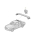 VW Amarok halogen additional headlights 2H0941781A, suitable for lamp holder 2H7853473 (roof structure)