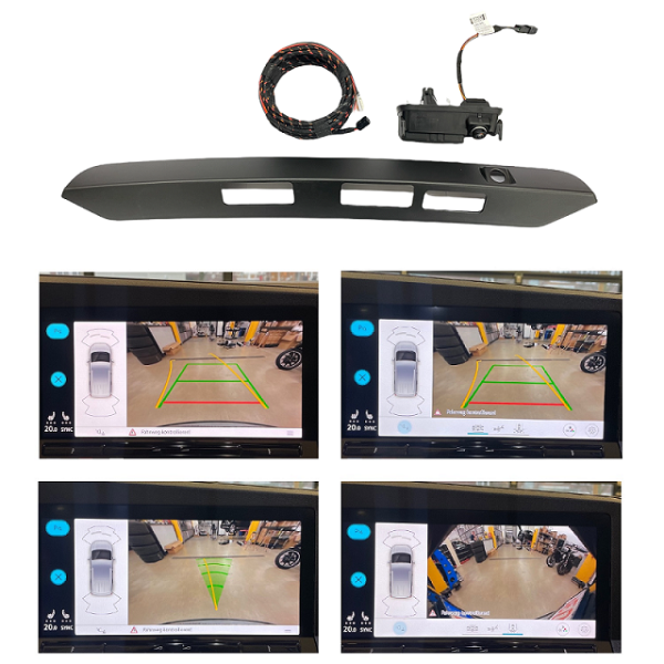 VW Caddy SB rear view camera retrofit package, for vehicles with wing doors