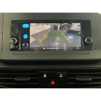 VW Caddy SB rear view camera retrofit package, for vehicles with wing doors