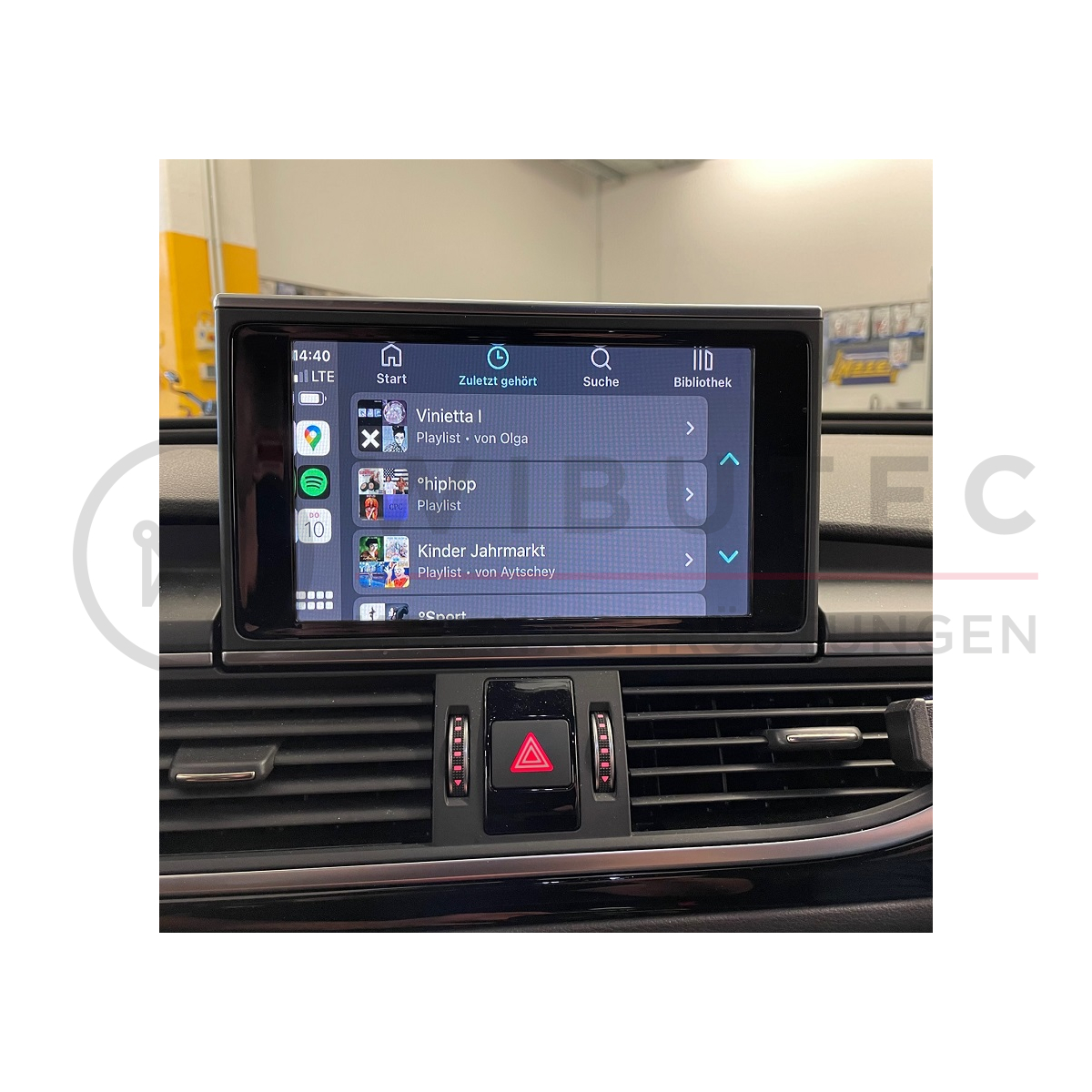 Apple CarPlay® und Android Auto für Audi A6 4G mit RMC, MMI 3G oder M ...