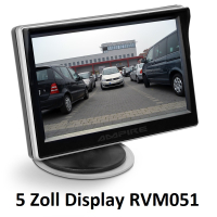 VW T5 retrofit kit accessories rear view camera including 5 inch display RVM051, suitable for tailgate and wing door