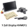 VW T5 retrofit kit accessories rear view camera including 5 inch display RVM051, suitable for tailgate and wing door