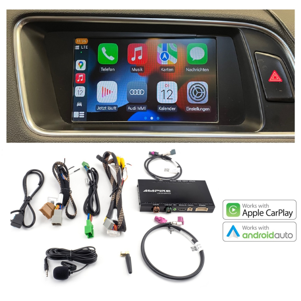 Apple CarPlay® and Android Auto for Audi Q5 8R with MMI, full smartphone integration