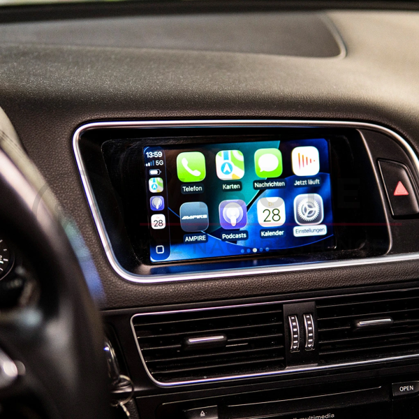 Apple CarPlay® und Android Auto für Audi Q5 8R mit MMI, volle Smartphone-Integration