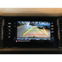 SKODA Kodiaq NS7 Rückfahrkamera Rear View Nachrüstpaket, Variante High mit dynamischen Hilfslinien