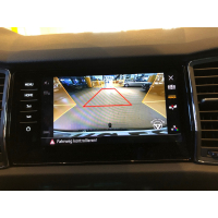 SKODA Kodiaq NS7 Rückfahrkamera Rear View Nachrüstpaket, Variante High mit dynamischen Hilfslinien