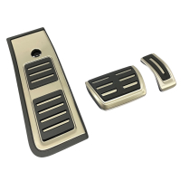 AUDI A6 4A C8 Edelstahl Pedalkappen Set, Bremse Gaspedal...