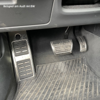 AUDI A6 4A C8 Edelstahl Pedalkappen Set, Bremse Gaspedal...