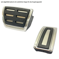 AUDI A1 GB roestvrijstalen pedaaldoppenset, koppelings-,...