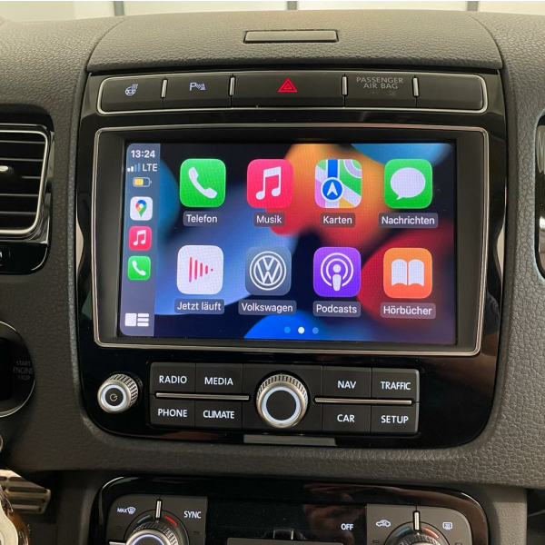 RNS850 navigasyonlu VW Touareg 7P için Apple CarPlay® ve Android Auto, tam akıllı telefon entegrasyonu