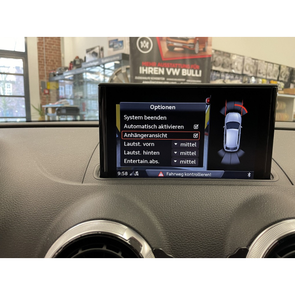 AUDI A3 8V front parking aid with visual display, retrofit package