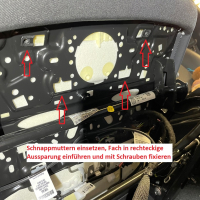 Вещевой ящик Seat Ibiza KJ пакет для хранения пассажирского сиденья пакет дооснащения