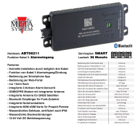 META SYSTEM GNSS-Ortungssystem inkl Flatrate (12-24V) mit...