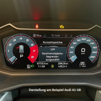 AUDI Q3 F3 Geschwindigkeitsregelanlage Tempomat GRA Nachrüstpaket für Fahrzeuge mit Spurhalteassistent (LaneAssist)