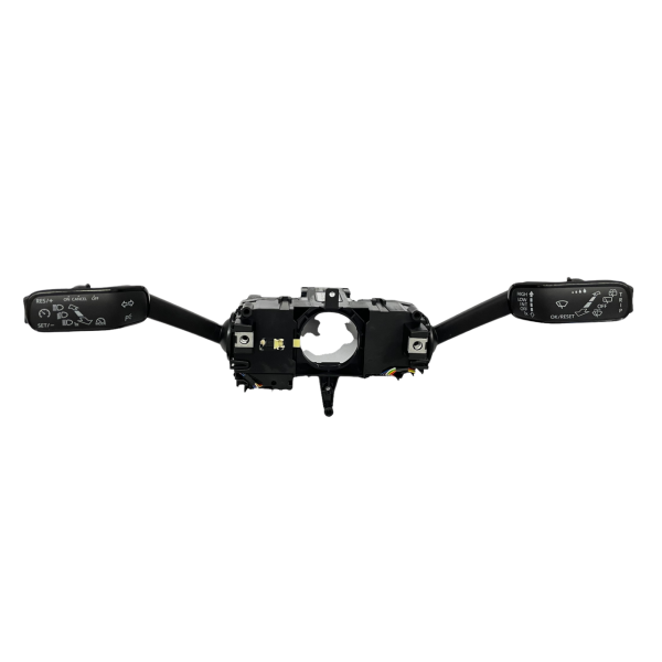 Volkswagen Polo AW1 steering column switch with GRA and speed limiter, with buttons for MFA, for vehicles with rear wiper