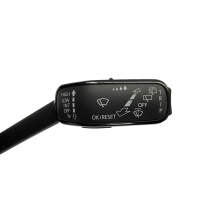Volkswagen Polo AW1 steering column switch with GRA and speed limiter, with buttons for MFA, for vehicles with rear wiper
