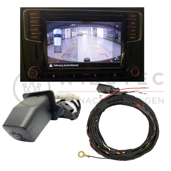 Retrofit kit original rear view camera for VW T6 flatbed Doka
