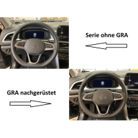 Retrofit kit GRA cruise control system VW T-Roc type D11 without installed speed limiter from 10.01.2022