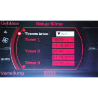 Aufrüstung Zuheizer auf Standheizung für Audi...