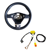 Retrofit kit leather - multifunction steering wheel with...