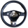 Retrofit kit leather - multifunction steering wheel with black stitching for VW T5 Facelift (complete set for retrofitting for vehicles with plastic steering wheel)