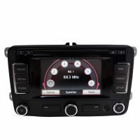 Nawigacja radiowa VW RNS 315 z Bluetooth, ekranem dotykowym, gniazdem SD, wejściem AUX i kamerą, pasująca do różnych modeli VW