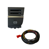 AUDI A3 8V Vor-Facelift Hill Hold / Auto Hold Berganfahrassistent Nachrüstpaket, Taster ohne Chromrand
