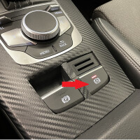 AUDI A3 8V Vor-Facelift Hill Hold / Auto Hold Berganfahrassistent Nachrüstpaket, Taster ohne Chromrand