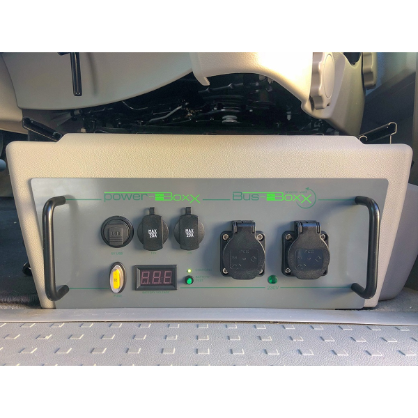 PowerBOXX meanwell elektrische module 230 volt voor externe voeding via walstroom voor VW T6.1 vanaf modeljaar 2020