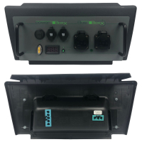 PowerBOXX meanwell elektrische module 230 volt voor externe voeding via walstroom voor VW T6.1 vanaf modeljaar 2020
