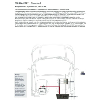 2020 MYden itibaren VW T6.1 için kıyı gücü üzerinden harici güç kaynağı için PowerBOXX meanwell elektronik modülü 230 volt