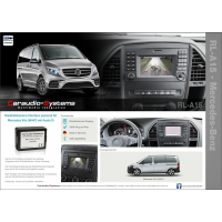 Retrofit kit for rear view camera for Mercedes Vito type...