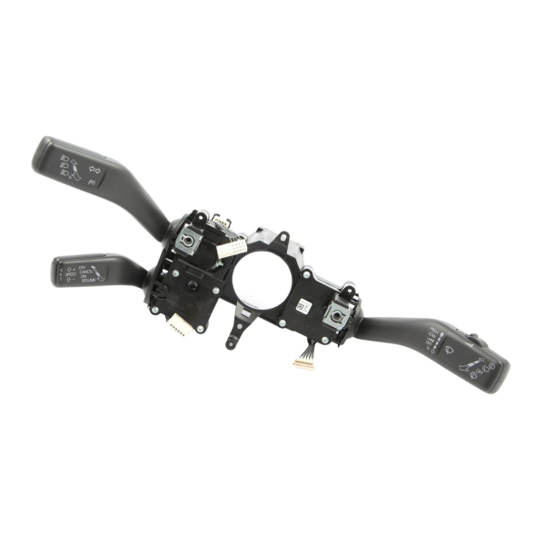 Volkswagen steering column switch 5K0953502R with GRA cruise control buttons, for vehicles with rear wiper