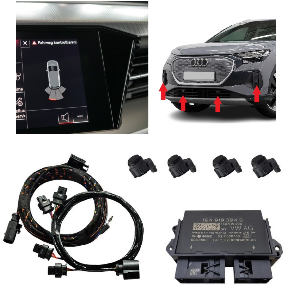Audi Q4 e-tron Einparkhilfe Front Park Pilot APS+ vorne Nachrüstpaket Upgrade