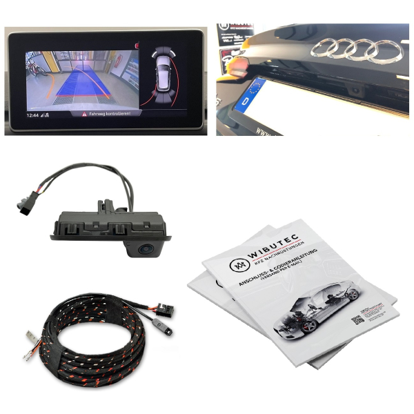 AUDI A5 F5 B9 Coupé Sportback achteruitrijcamera achteruitkijk-uitbreidingspakket, inbedrijfstelling mogelijk zonder SVM