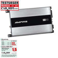 AMPIRE power amplifier, 1x 500 Watt, Class D