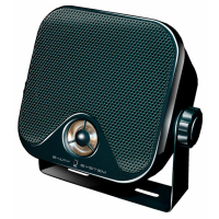 Dietz 2-way surface-mounted speakers, 90 W, black, 1 pair