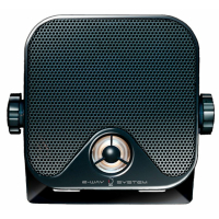 Dietz 2-way surface-mounted speakers, 90 W, black, 1 pair
