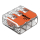 WAGO aansluitklemmen 3-voudig, kabelconnector, 0,2 tot 4 mm²
