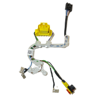 Conversion kit leather steering wheel to multifunction steering wheel for VW Caddy 4, MFL buttons without GRA / cruise control system