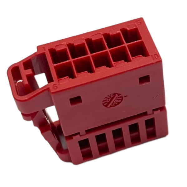 Plug flat contact housing with contact locking 6R0972930A, red
