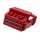 Plug flat contact housing with contact locking 6R0972930A, red
