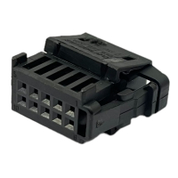 Stecker Flachkontaktgehaeuse mit Kontaktverriegelung...