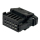 Stecker Flachkontaktgehaeuse mit Kontaktverriegelung 6R0972930, schwarz