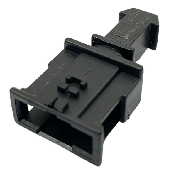 Stecker Flachkontaktgehaeuse mit Kontaktverriegelung 191972711, schwarz