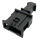 Stecker Flachkontaktgehaeuse mit Kontaktverriegelung 191972711, schwarz