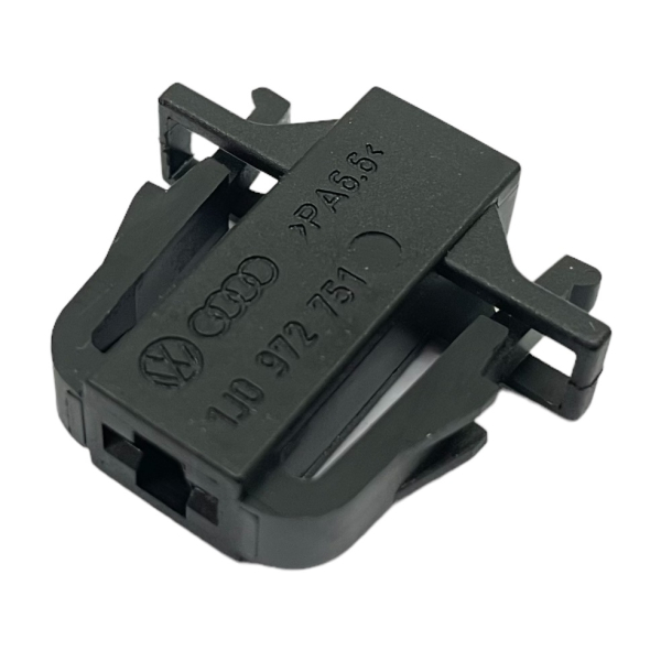 Stecker Flachkontaktgehaeuse mit Kontaktverriegelung 1J0972751, schwarz