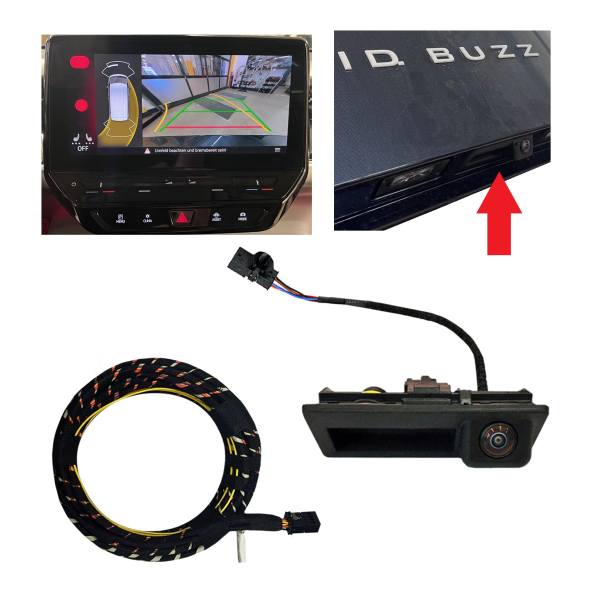 VW-ID. Buzz achteruitrijcamera Hoog retrofitpakket